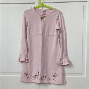 Gymboree‎ Light Pink Dress with Floral Embroidery